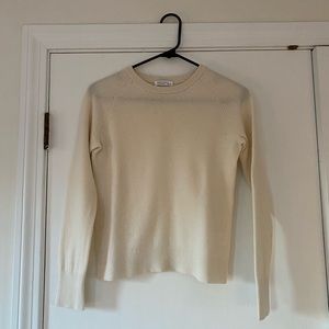 EQUIPMENT FEMME - cashmere ivory crew neck sweater